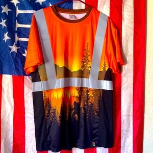 Mens reflective  workshirt